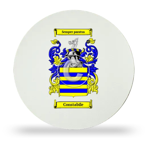 Constabile Round Mouse Pad