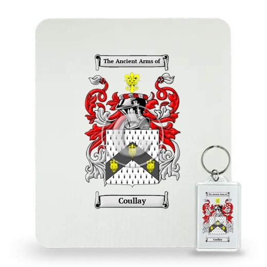 Coullay Mouse Pad and Keychain Combo Package