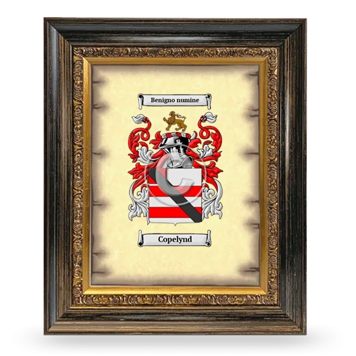 Copelynd Coat of Arms Framed - Heirloom