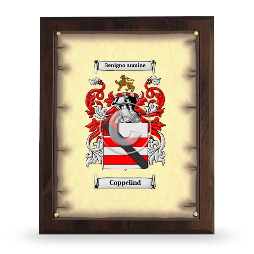 Coppelind Coat of Arms Plaque