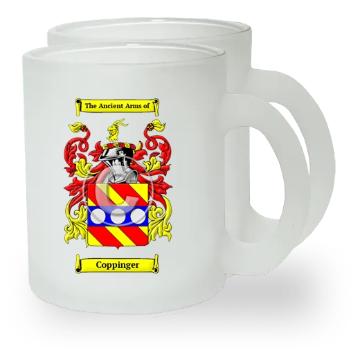 Coppinger Pair of Frosted Glass Mugs