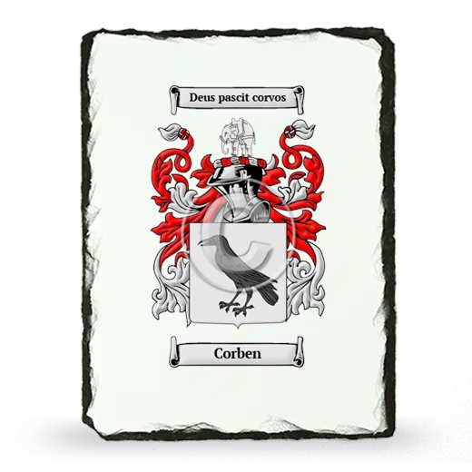 Corben Coat of Arms Slate