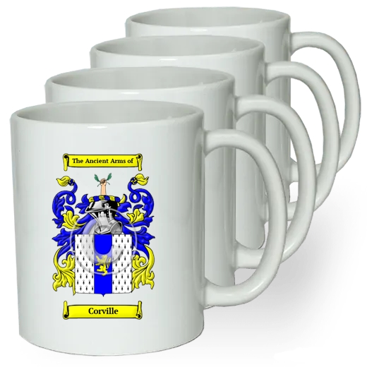 Corville Coffee mugs (set of four)