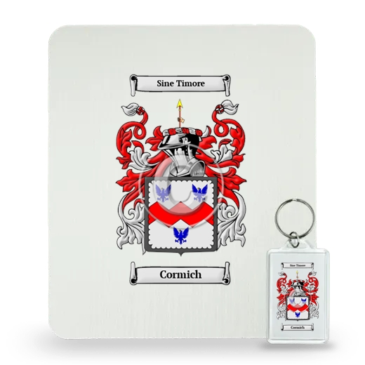 Cormich Mouse Pad and Keychain Combo Package