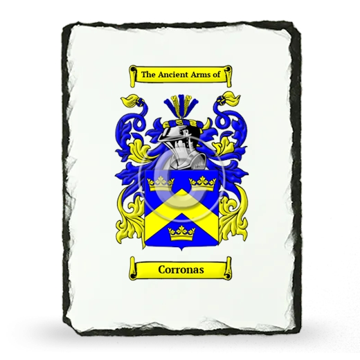 Corronas Coat of Arms Slate