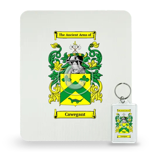 Cawegant Mouse Pad and Keychain Combo Package