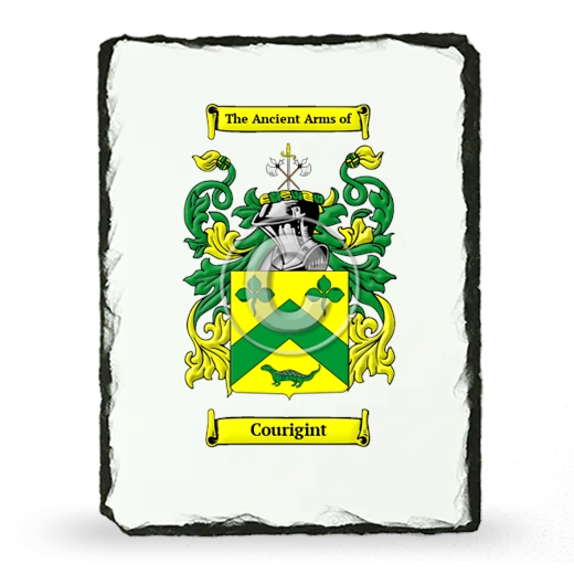 Courigint Coat of Arms Slate