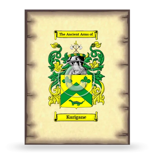 Kurigane Coat of Arms Print