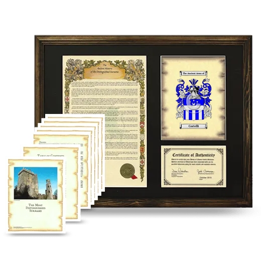 Cortelli Framed History And Complete History- Brown