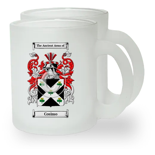 Cosimo Pair of Frosted Glass Mugs