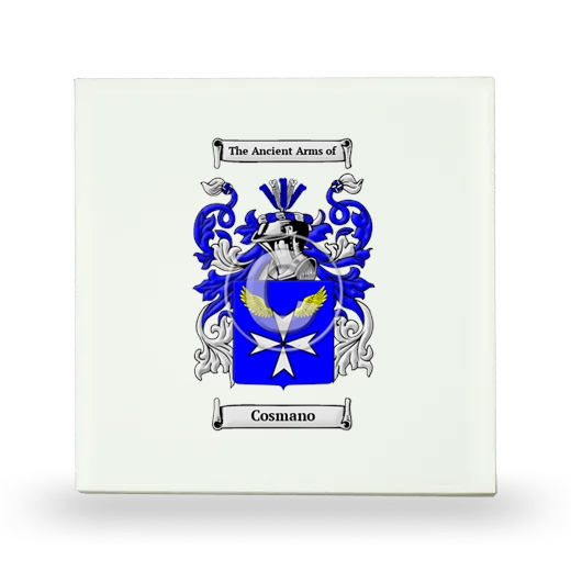 Cosmano Small Ceramic Tile with Coat of Arms