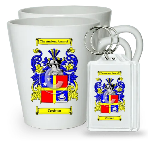 Cosimo Pair of Latte Mugs and Pair of Keychains