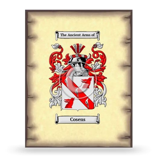 Cosens Coat of Arms Print