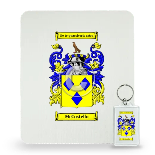 McCostello Mouse Pad and Keychain Combo Package