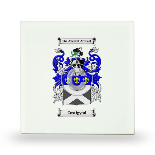 Costigynd Small Ceramic Tile with Coat of Arms