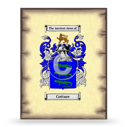 Cottare Coat of Arms Print