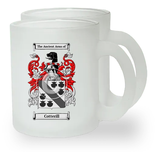 Cotterill Pair of Frosted Glass Mugs