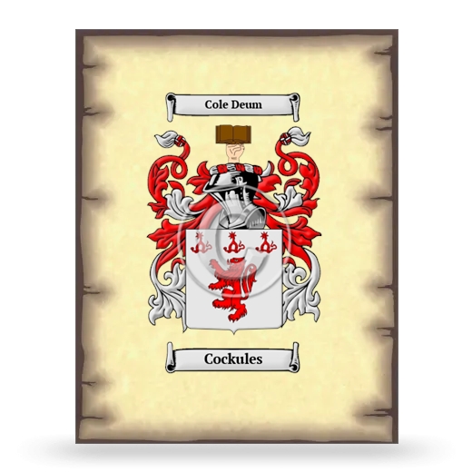 Cockules Coat of Arms Print