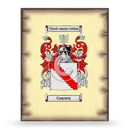 Coarsey Coat of Arms Print