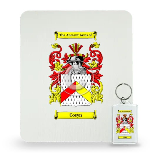 Cosyn Mouse Pad and Keychain Combo Package