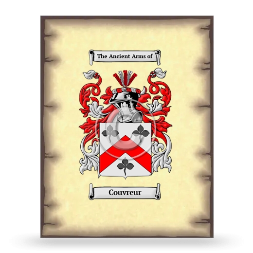 Couvreur Coat of Arms Print