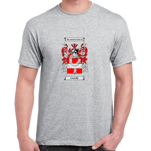 Coverlly Grey Coat of Arms T-Shirt