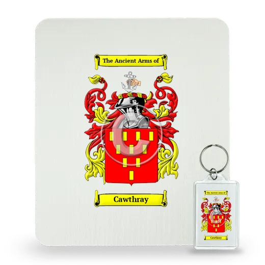 Cawthray Mouse Pad and Keychain Combo Package