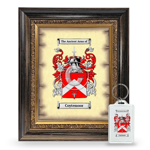 Coytemoor Framed Coat of Arms and Keychain - Heirloom