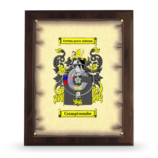 Cramptoombe Coat of Arms Plaque