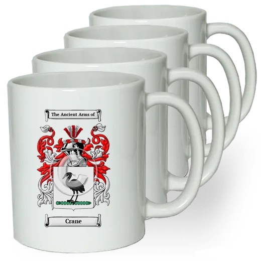 Crane Coffee mugs (set of four)