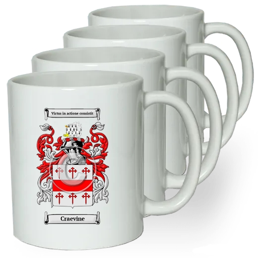 Craevine Coffee mugs (set of four)