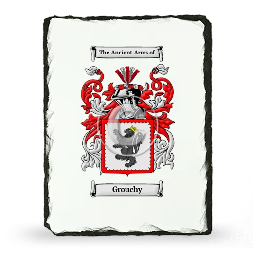 Grouchy Coat of Arms Slate