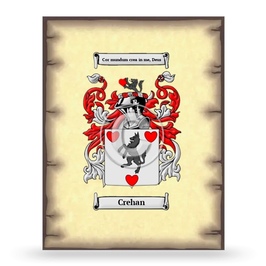 Crehan Coat of Arms Print