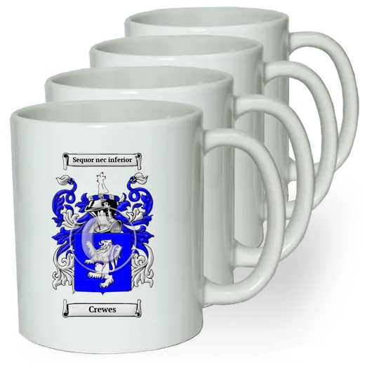 Crewes Coffee mugs (set of four)