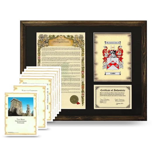 Cridel Framed History And Complete History- Brown