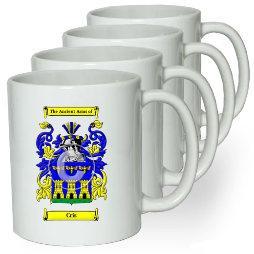 Cris Coffee mugs (set of four)