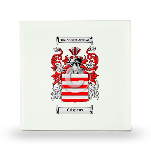 Grispens Small Ceramic Tile with Coat of Arms