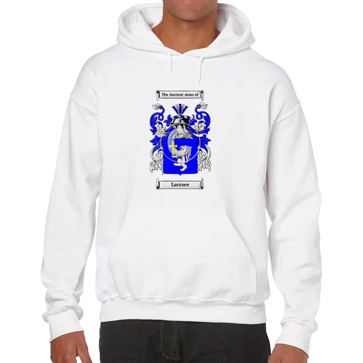 Lacroce Unisex Coat of Arms Hooded Sweatshirt