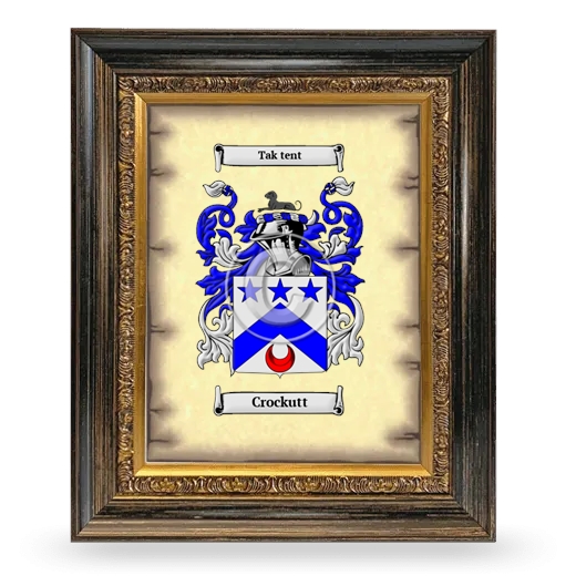 Crockutt Coat of Arms Framed - Heirloom