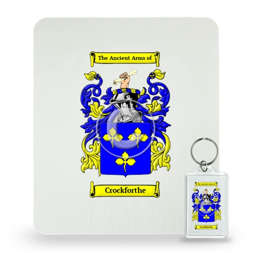 Crockforthe Mouse Pad and Keychain Combo Package