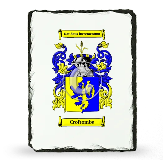 Croftombe Coat of Arms Slate