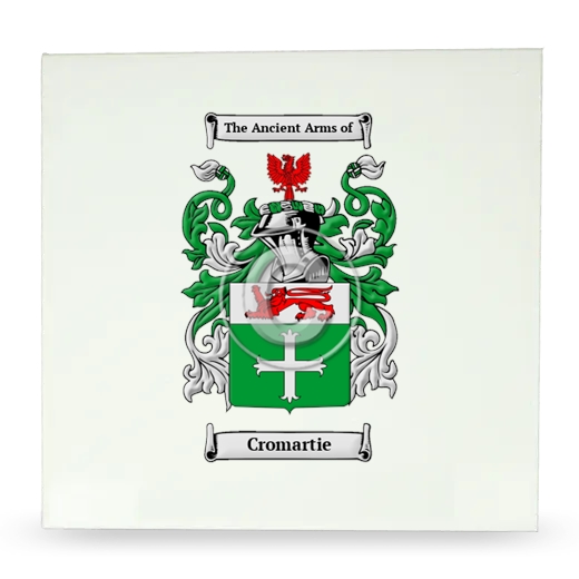 Cromartie Large Ceramic Tile with Coat of Arms