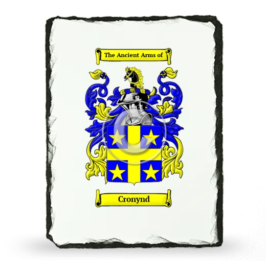 Cronynd Coat of Arms Slate