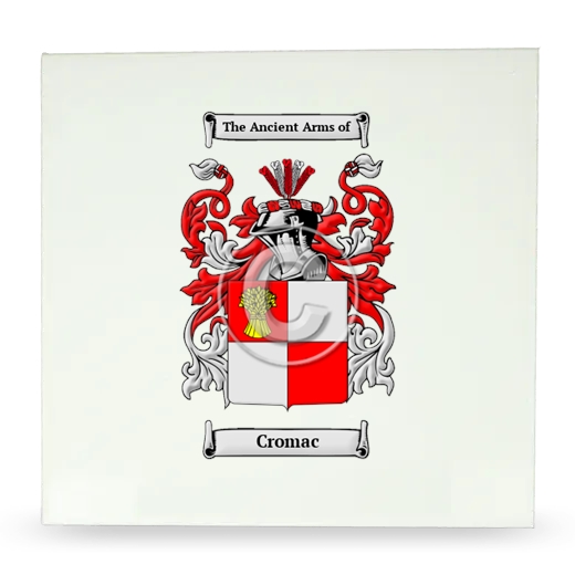 Cromac Large Ceramic Tile with Coat of Arms