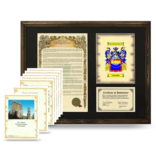 Crussoles Framed History And Complete History- Brown