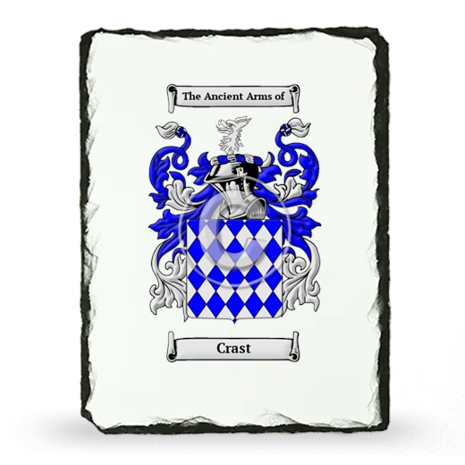 Crast Coat of Arms Slate