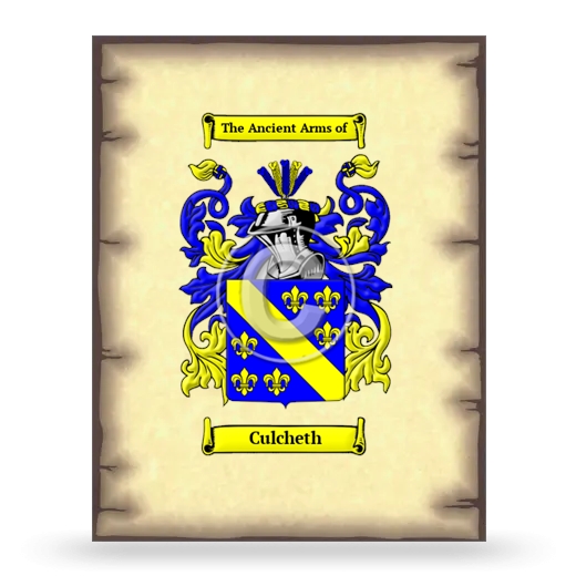 Culcheth Coat of Arms Print