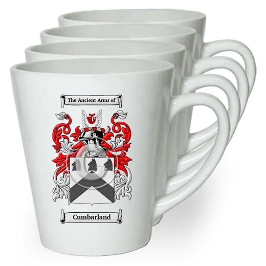 Cumbarland Set of 4 Latte Mugs