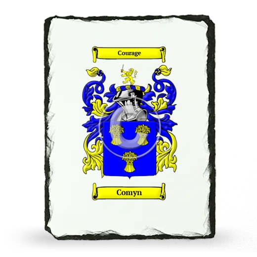 Comyn Coat of Arms Slate