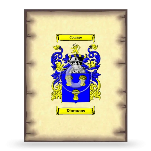 Kimmons Coat of Arms Print